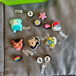 CROCS Fun Cartoon Shoe Charms Set - Multicolor